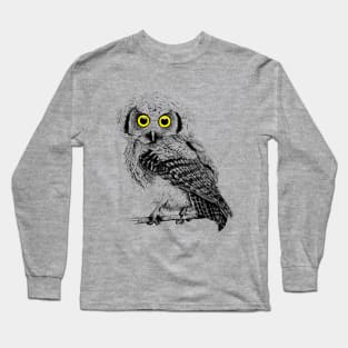 Preety Little Owl Long Sleeve T-Shirt